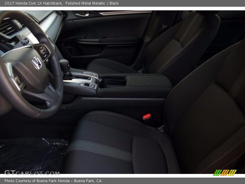 Polished Metal Metallic / Black 2017 Honda Civic LX Hatchback