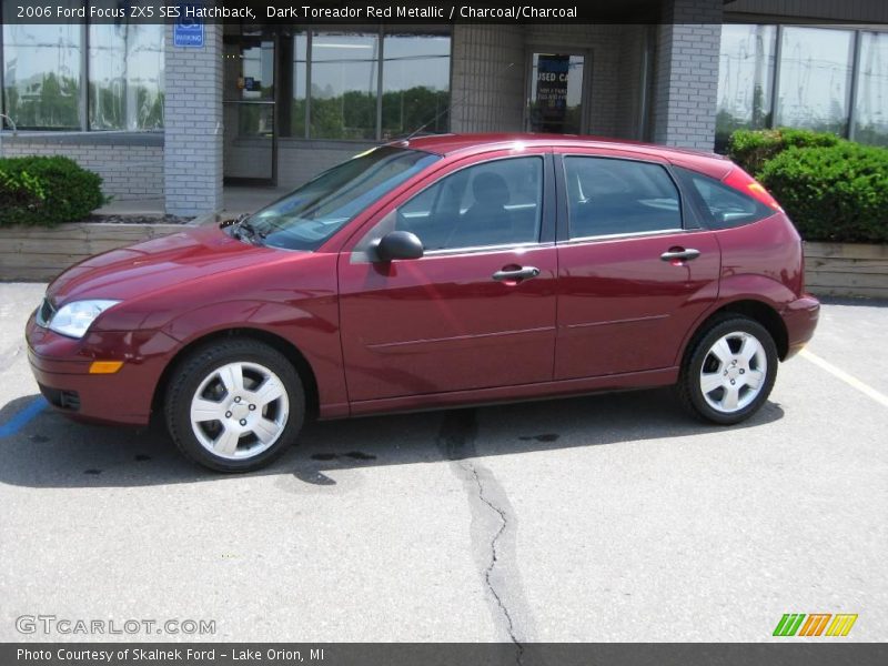 Dark Toreador Red Metallic / Charcoal/Charcoal 2006 Ford Focus ZX5 SES Hatchback