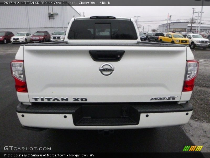 Glacier White / Black 2017 Nissan TITAN XD PRO-4X Crew Cab 4x4