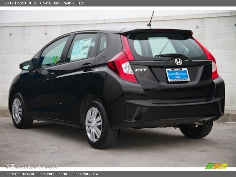 Crystal Black Pearl / Black 2017 Honda Fit LX