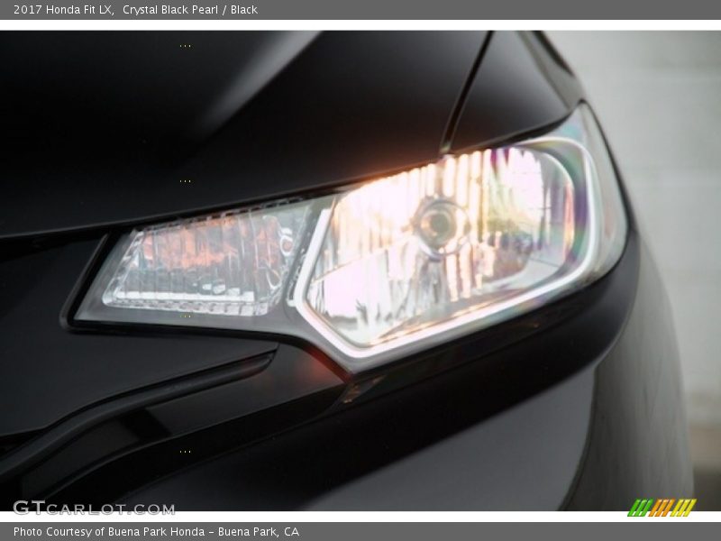 Crystal Black Pearl / Black 2017 Honda Fit LX