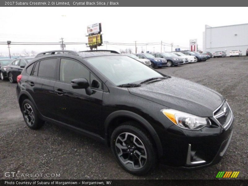 Crystal Black Silica / Black 2017 Subaru Crosstrek 2.0i Limited