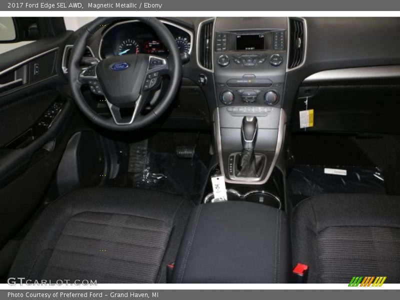 Magnetic Metallic / Ebony 2017 Ford Edge SEL AWD