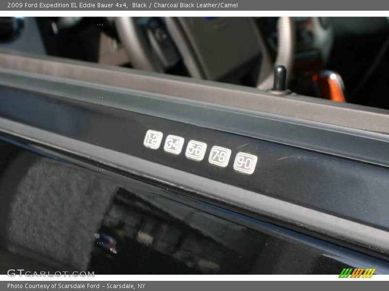 Black / Charcoal Black Leather/Camel 2009 Ford Expedition EL Eddie Bauer 4x4