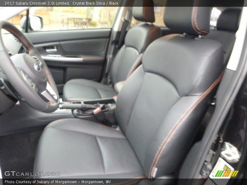 Front Seat of 2017 Crosstrek 2.0i Limited