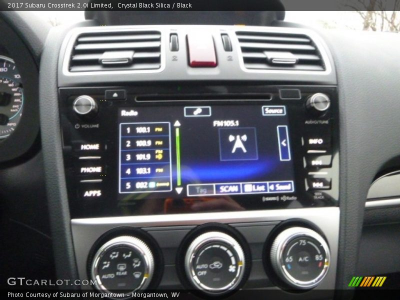 Crystal Black Silica / Black 2017 Subaru Crosstrek 2.0i Limited