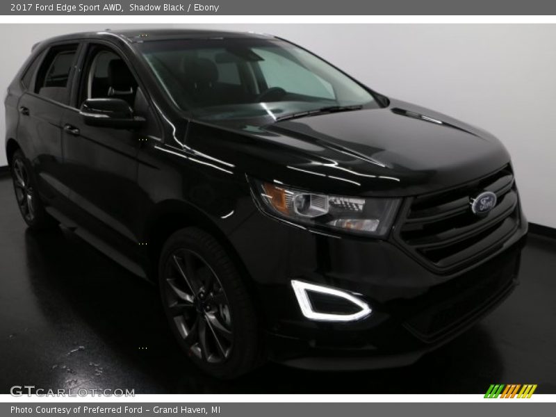 Shadow Black / Ebony 2017 Ford Edge Sport AWD
