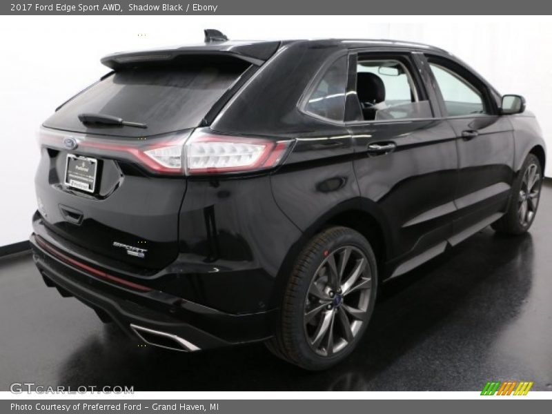 Shadow Black / Ebony 2017 Ford Edge Sport AWD