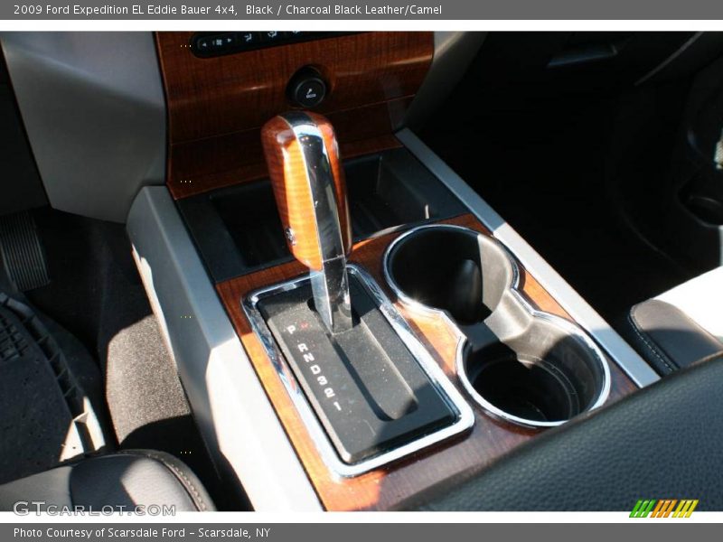 Black / Charcoal Black Leather/Camel 2009 Ford Expedition EL Eddie Bauer 4x4