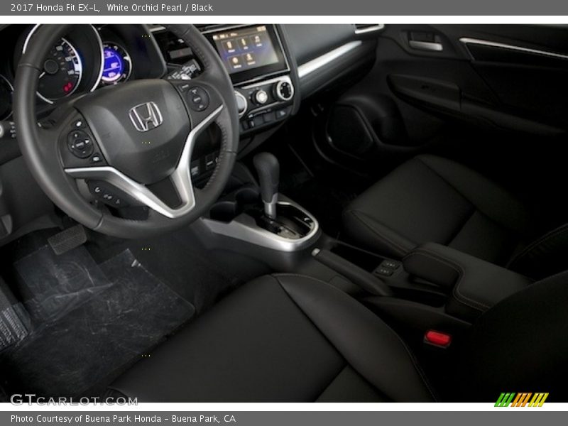  2017 Fit EX-L Black Interior