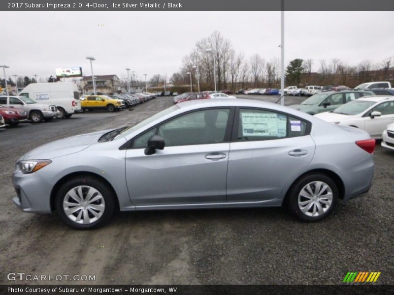 Ice Silver Metallic / Black 2017 Subaru Impreza 2.0i 4-Door