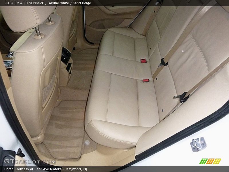 Alpine White / Sand Beige 2014 BMW X3 xDrive28i