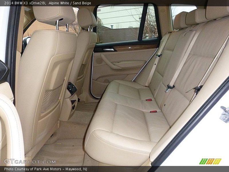 Alpine White / Sand Beige 2014 BMW X3 xDrive28i