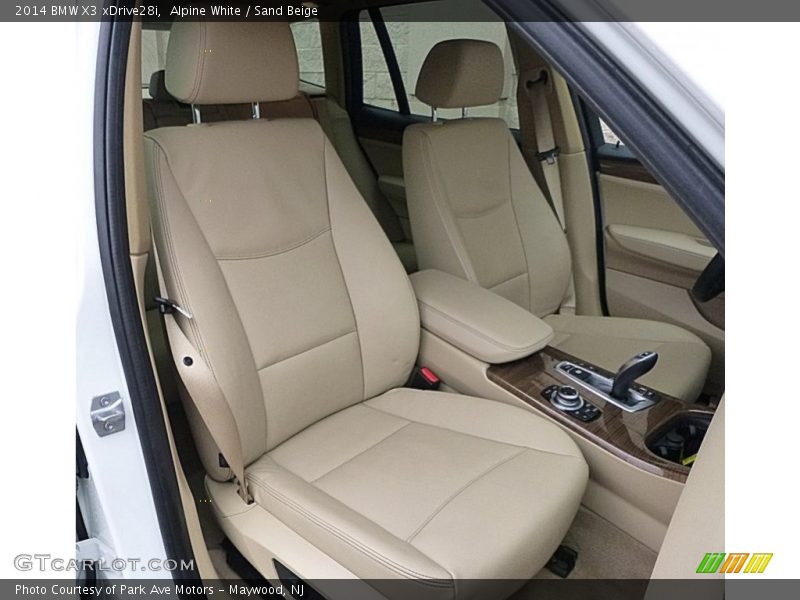 Alpine White / Sand Beige 2014 BMW X3 xDrive28i