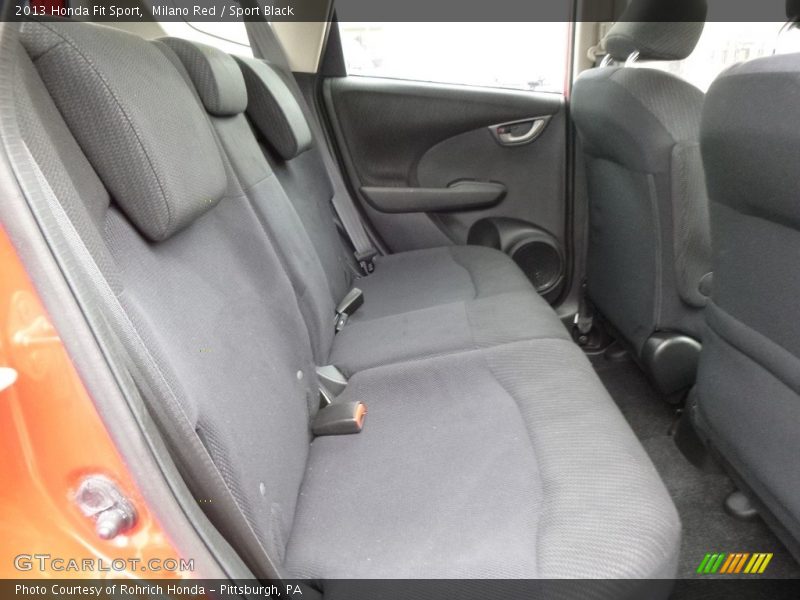 Milano Red / Sport Black 2013 Honda Fit Sport