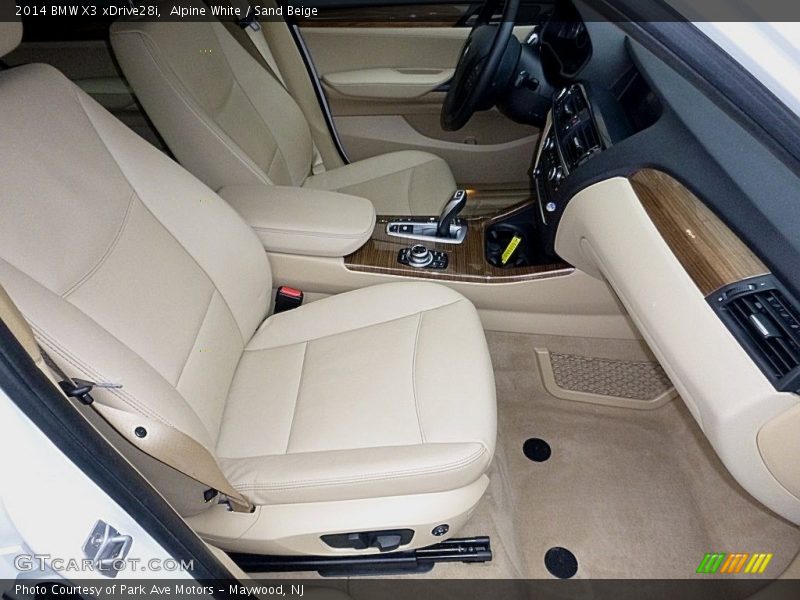 Alpine White / Sand Beige 2014 BMW X3 xDrive28i
