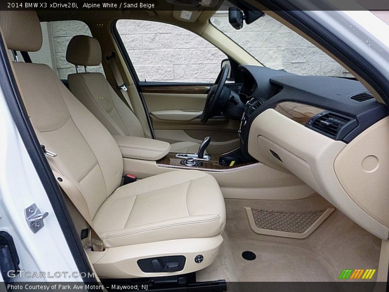 Alpine White / Sand Beige 2014 BMW X3 xDrive28i