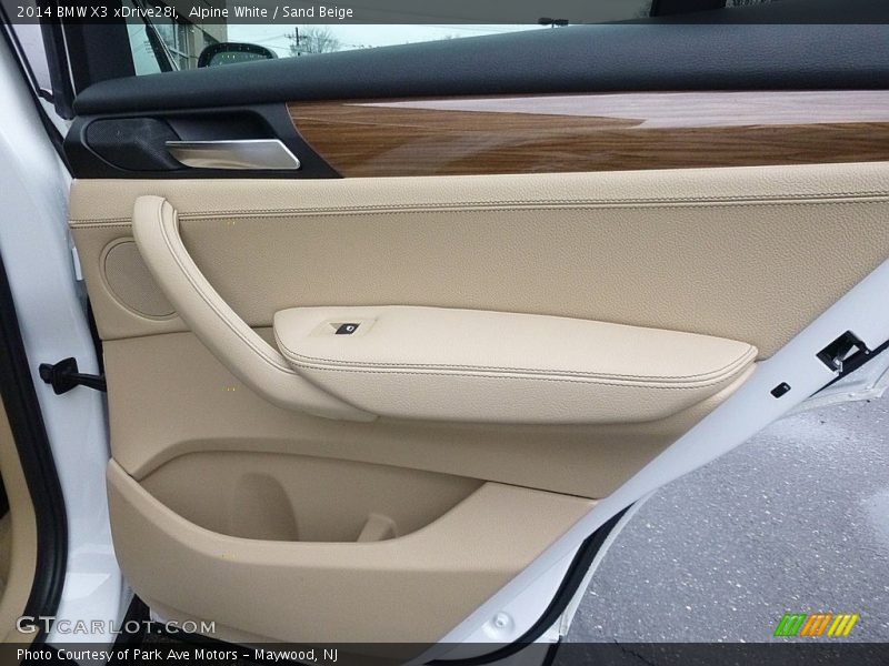 Alpine White / Sand Beige 2014 BMW X3 xDrive28i
