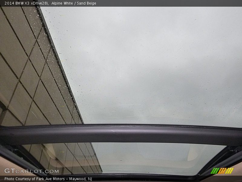 Alpine White / Sand Beige 2014 BMW X3 xDrive28i