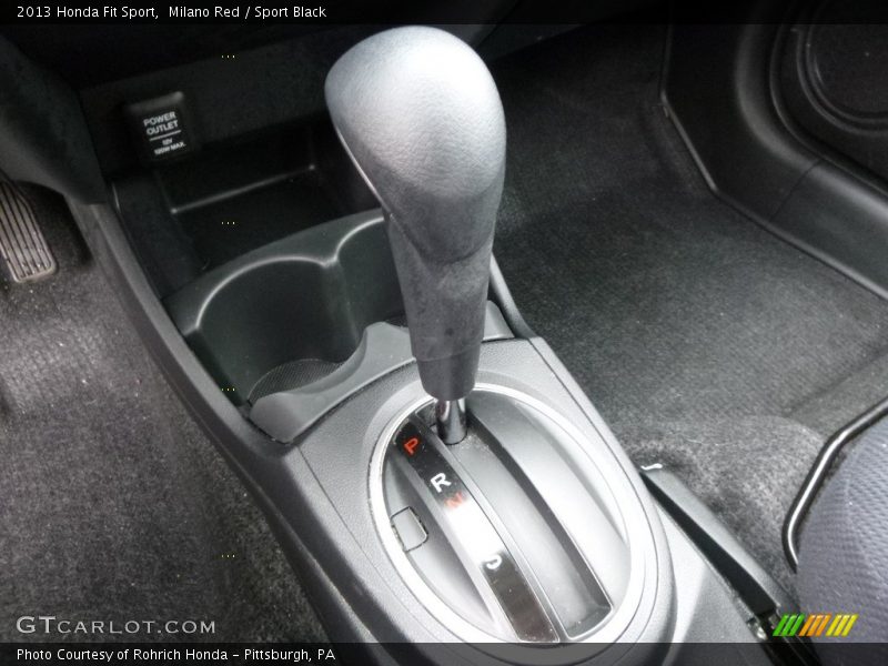 Milano Red / Sport Black 2013 Honda Fit Sport