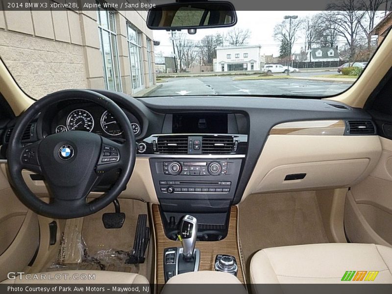 Alpine White / Sand Beige 2014 BMW X3 xDrive28i