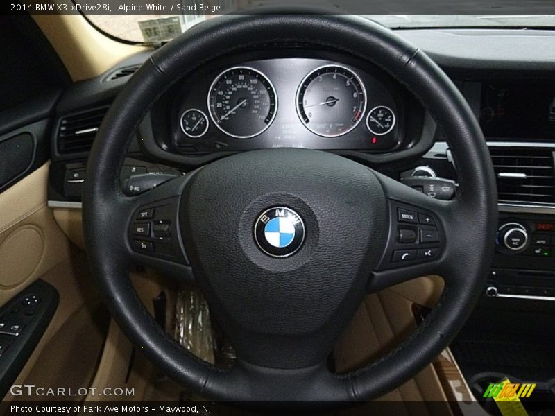 Alpine White / Sand Beige 2014 BMW X3 xDrive28i