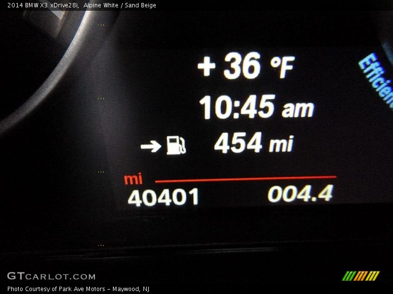 Alpine White / Sand Beige 2014 BMW X3 xDrive28i