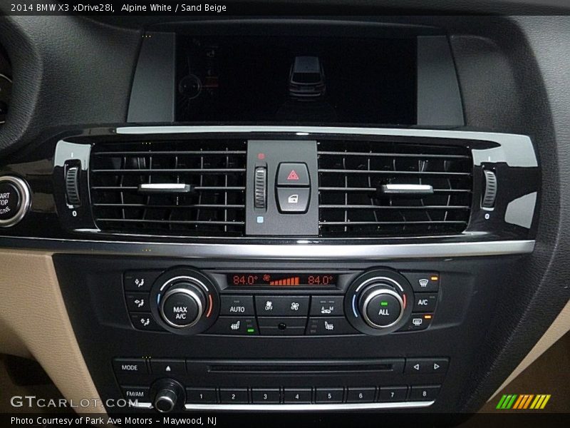 Alpine White / Sand Beige 2014 BMW X3 xDrive28i