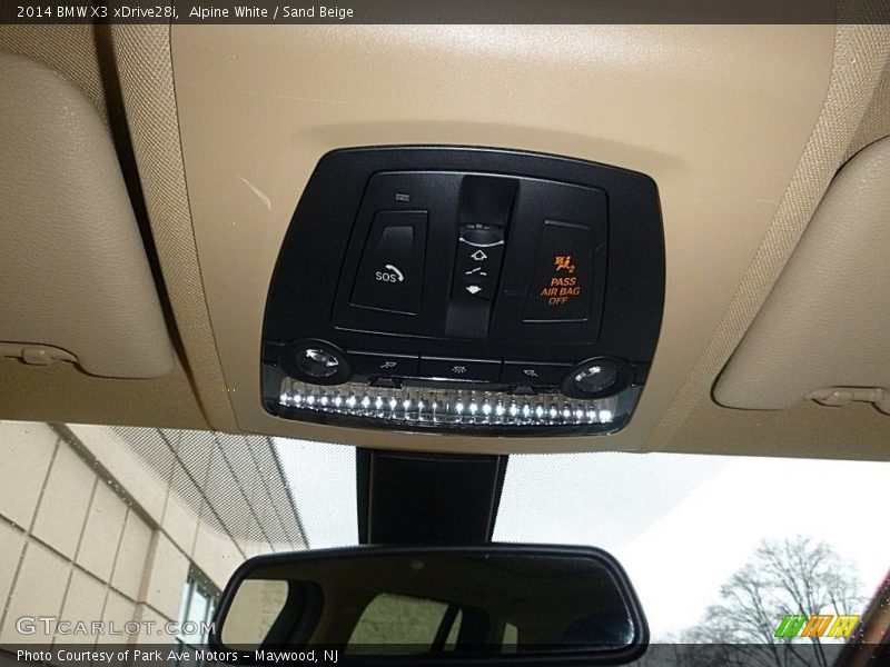 Alpine White / Sand Beige 2014 BMW X3 xDrive28i