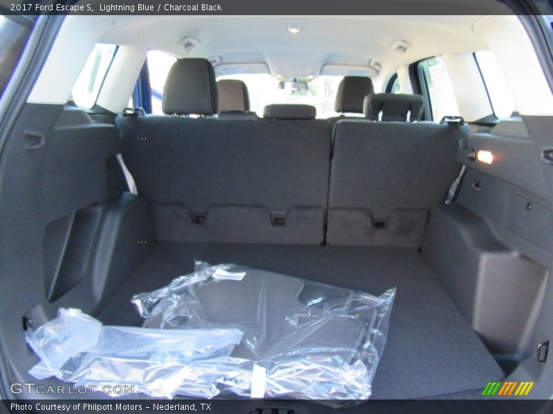 Lightning Blue / Charcoal Black 2017 Ford Escape S