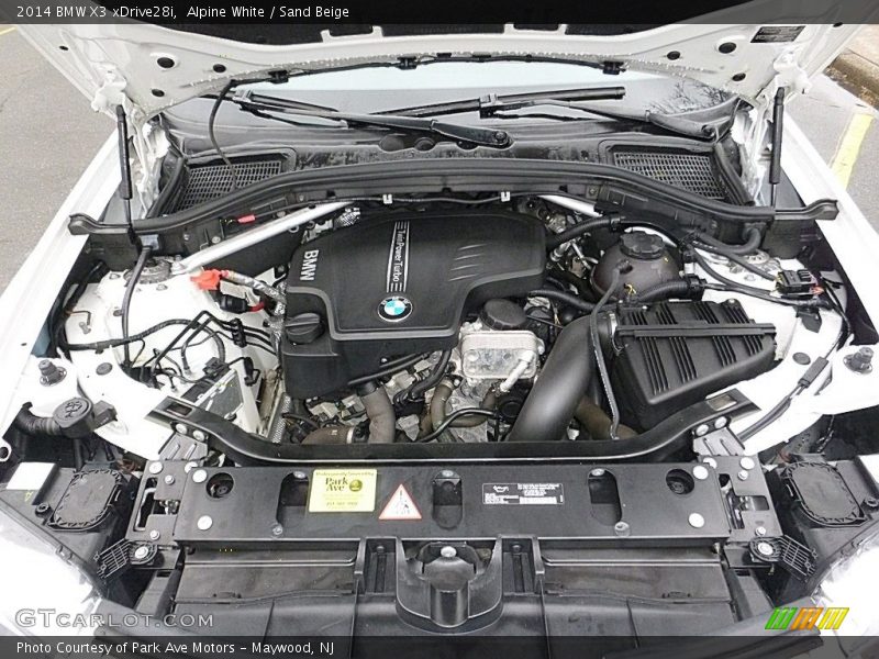 Alpine White / Sand Beige 2014 BMW X3 xDrive28i