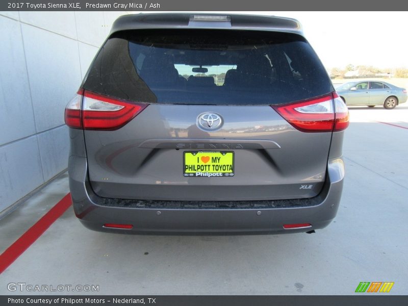 Predawn Gray Mica / Ash 2017 Toyota Sienna XLE