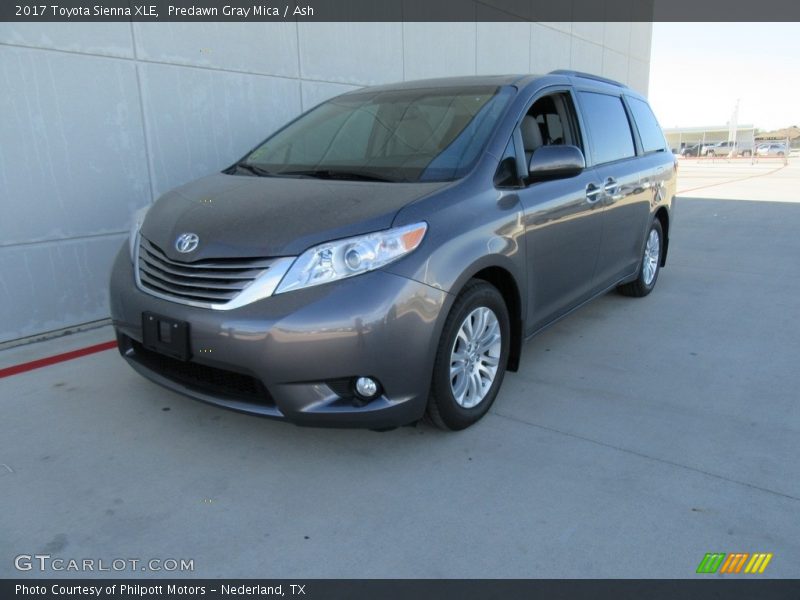 Predawn Gray Mica / Ash 2017 Toyota Sienna XLE