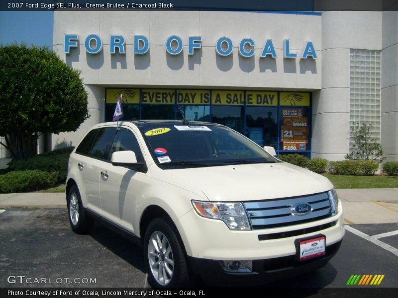 Creme Brulee / Charcoal Black 2007 Ford Edge SEL Plus