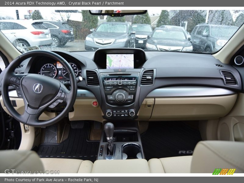 Crystal Black Pearl / Parchment 2014 Acura RDX Technology AWD