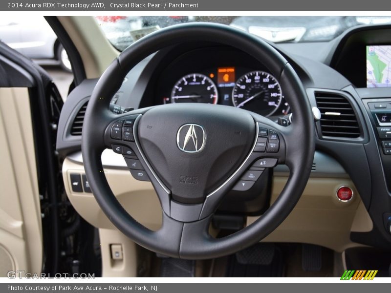 Crystal Black Pearl / Parchment 2014 Acura RDX Technology AWD