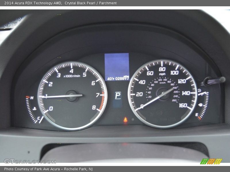 Crystal Black Pearl / Parchment 2014 Acura RDX Technology AWD