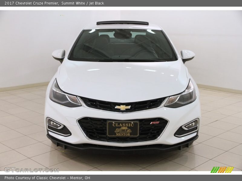 Summit White / Jet Black 2017 Chevrolet Cruze Premier