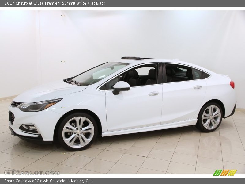 Summit White / Jet Black 2017 Chevrolet Cruze Premier