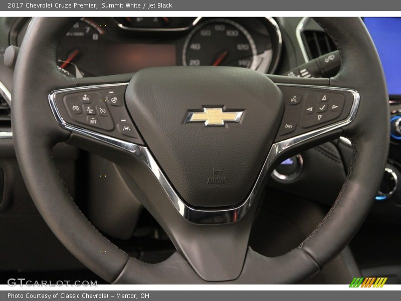 Summit White / Jet Black 2017 Chevrolet Cruze Premier