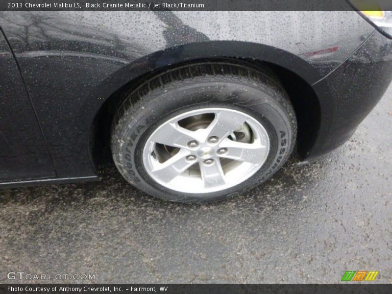 Black Granite Metallic / Jet Black/Titanium 2013 Chevrolet Malibu LS