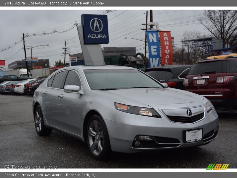 Silver Moon / Ebony 2013 Acura TL SH-AWD Technology