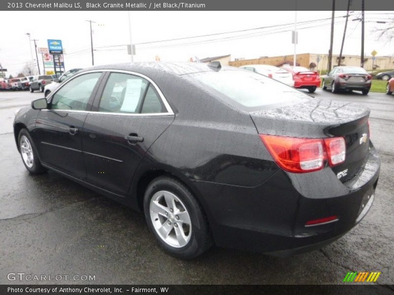 Black Granite Metallic / Jet Black/Titanium 2013 Chevrolet Malibu LS