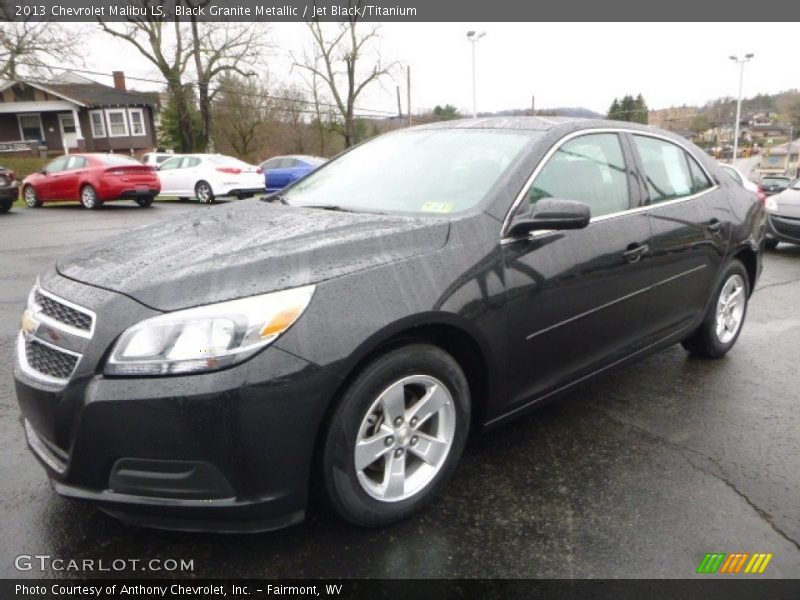 Black Granite Metallic / Jet Black/Titanium 2013 Chevrolet Malibu LS