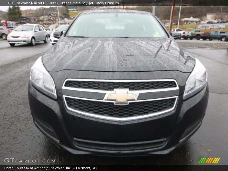 Black Granite Metallic / Jet Black/Titanium 2013 Chevrolet Malibu LS