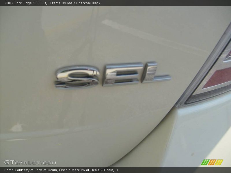 Creme Brulee / Charcoal Black 2007 Ford Edge SEL Plus