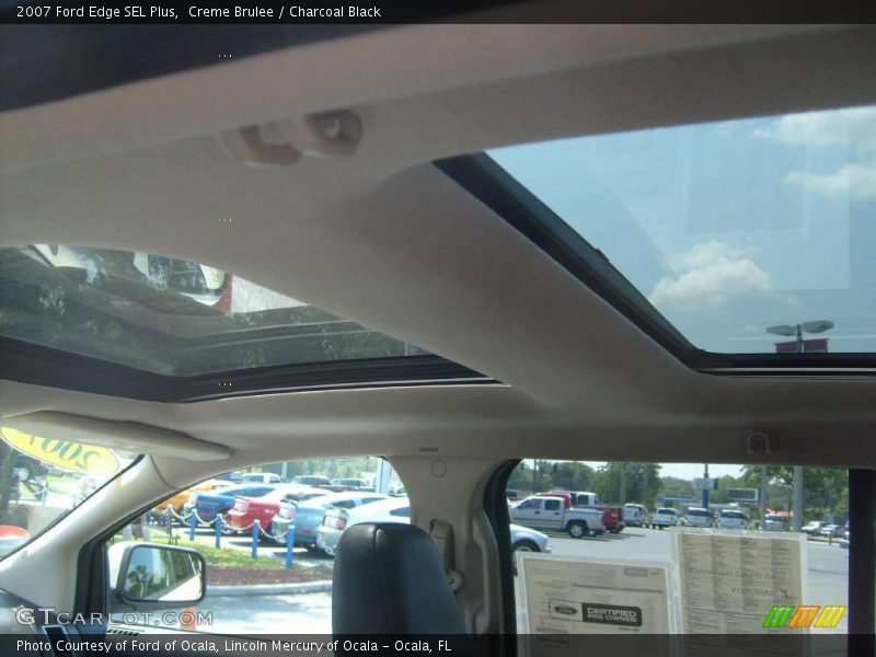Creme Brulee / Charcoal Black 2007 Ford Edge SEL Plus