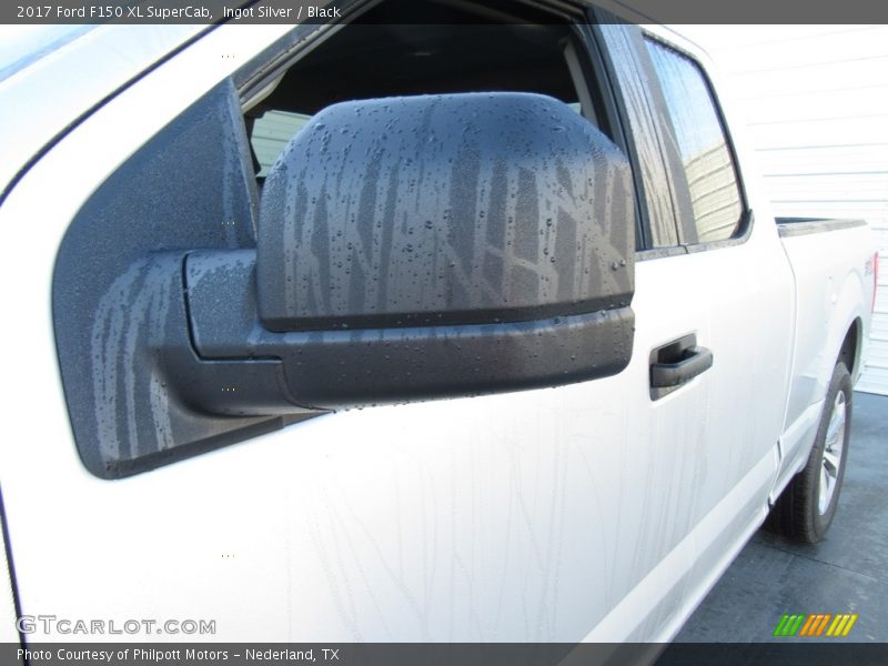 Ingot Silver / Black 2017 Ford F150 XL SuperCab