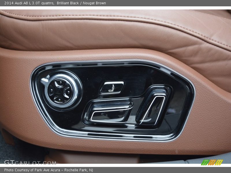Brilliant Black / Nougat Brown 2014 Audi A8 L 3.0T quattro