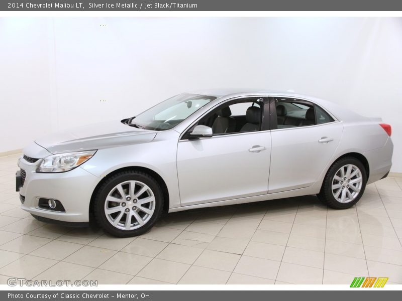 Silver Ice Metallic / Jet Black/Titanium 2014 Chevrolet Malibu LT